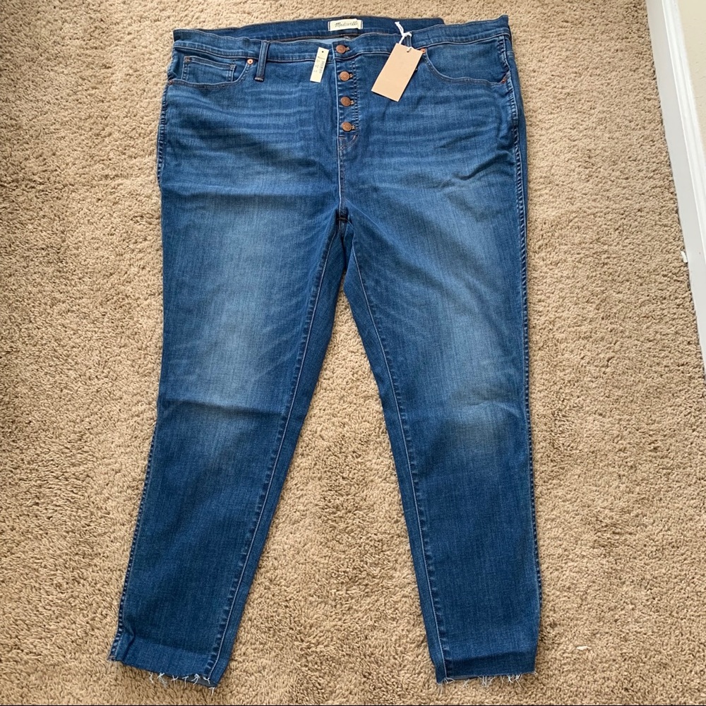 Made well high rise skinny crop